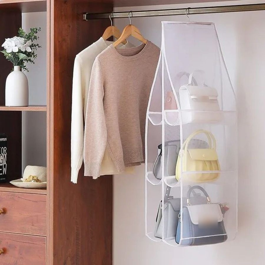 Hängender Handtaschen-Organizer mit 8 Fächern