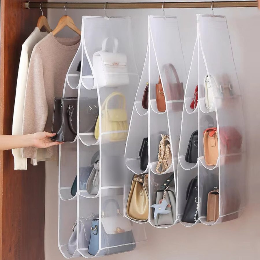 Hängender Handtaschen-Organizer mit 8 Fächern